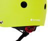 Kask rowerowy dla dzieci TRACKER- Love 2 RIDE, rozm. S, 50-54 cm z lampką LED i klipsem magnetycznym Lime - Sunbaby