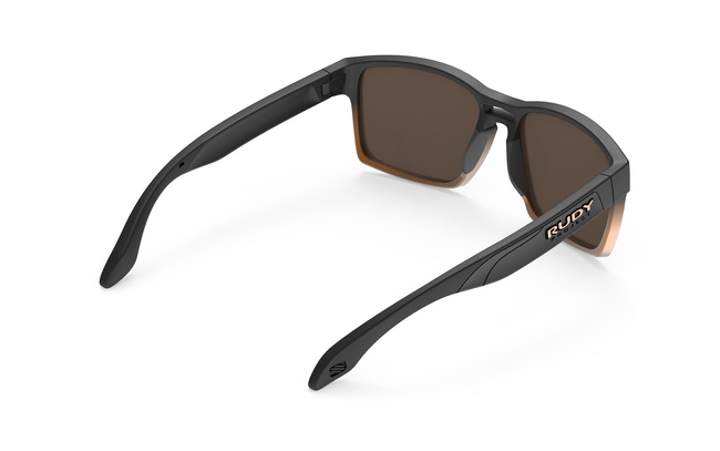 Okulary Rudy Project Spinair 57 Black Fade Bronze Matte - Multilaser Gold