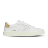 Buty damskie Cariuma Salvas White Premium Leather Ice Logo Metallic Gold Sneaker