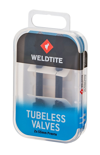 Zestaw wentyli WELDTITE Tubeless Valve Kit (2 x 55mm Presta)