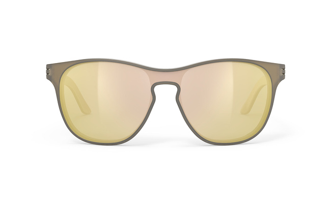 Okulary Rudy Project SOUNDSHIELD ICE GOLD MATTE - MULTILASER GOLD