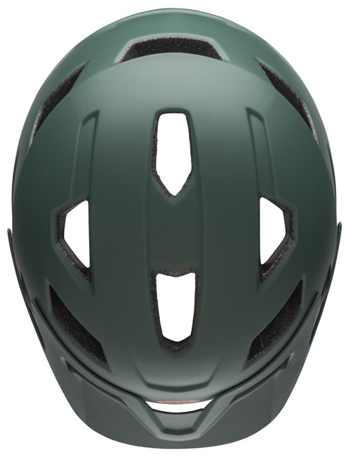 Kask juniorski BELL SIDETRACK matte dark green orange roz. Uniwersalny (50–57 cm)