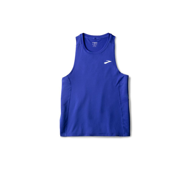 Męska koszulka do biegania Atmosphere Singlet 3.0 Niebieska - Brooks-Running