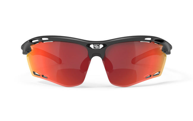 Okulary Rudy Project z wtopką Propulse Readers Black Matte-Multilaser Red +2.50 Rx