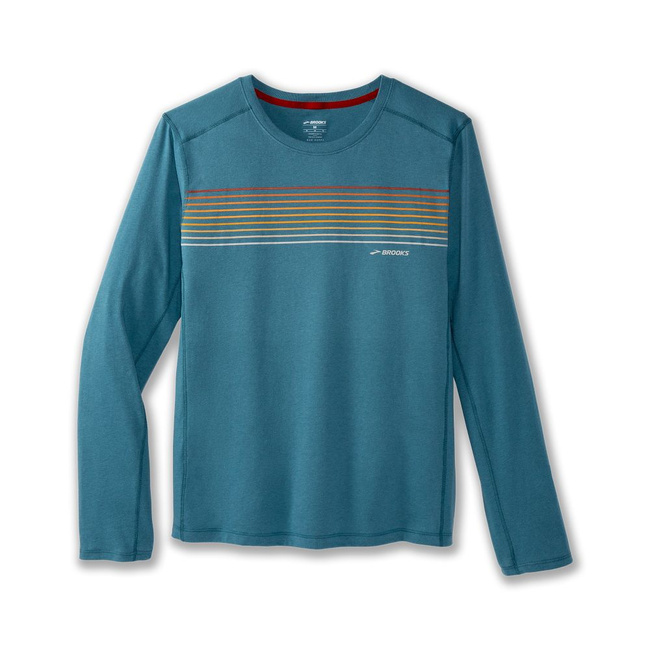 Distance Long Sleeve 2.0 Męska Koszulka Do Biegania Z Długim Rękawem - Brooks-Running