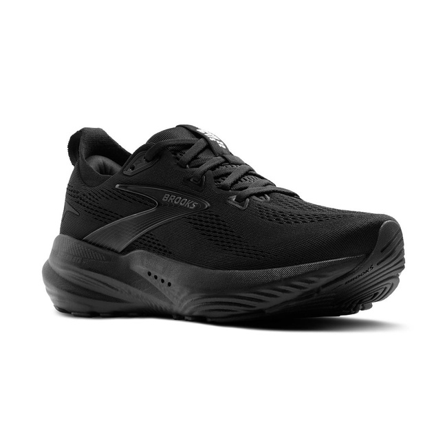 Buty do biegania męskie Glycerin Gts 22 na asfalt czarne szerokie 2E - Brooks-Running
