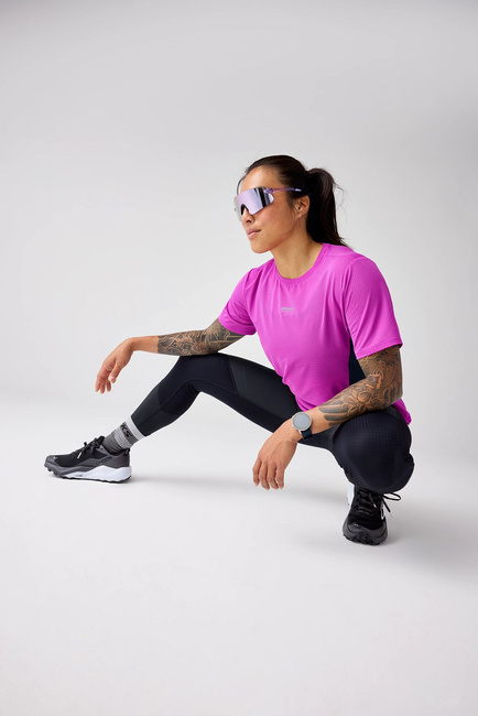 Koszulka do biegania damska High Point Short Sleeve 2.0 Różowa