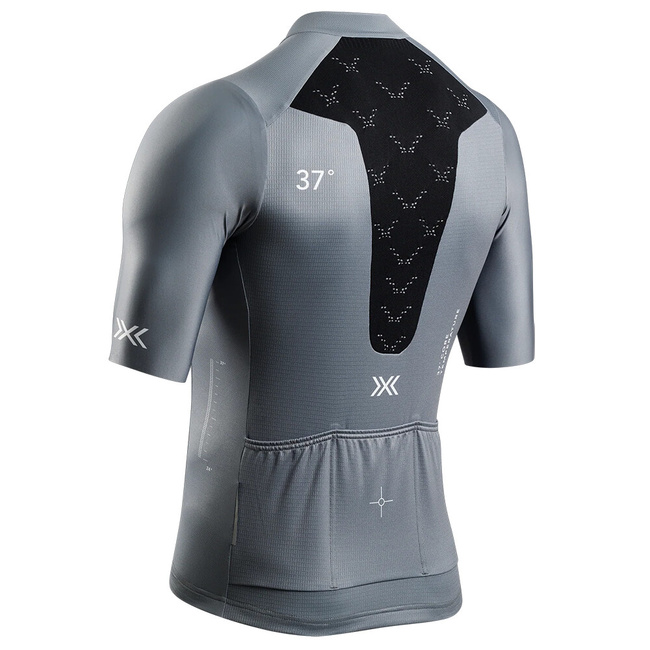Koszulka rowerowa męska X-bionic Corefusion Ride Jersey Rhino Grey