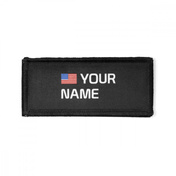 Wizytownik Scicon Velcro Customized Name Tag Black