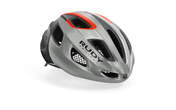 Kask Rudy Project STRYM GREY METALLIC-RED FLUO SHINY