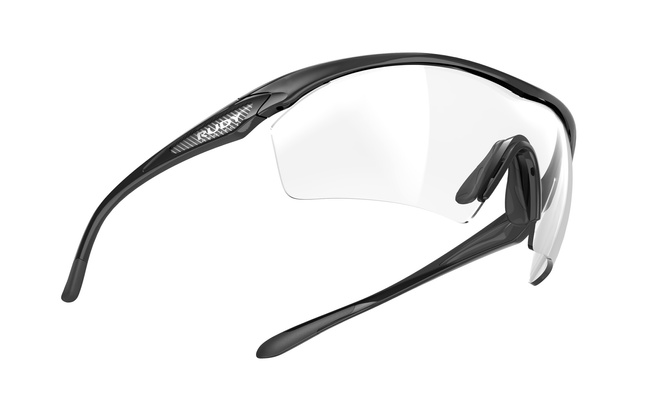 Okulary Rudy Project Intron Guard Z87+/En166 Black Gloss - Transparent