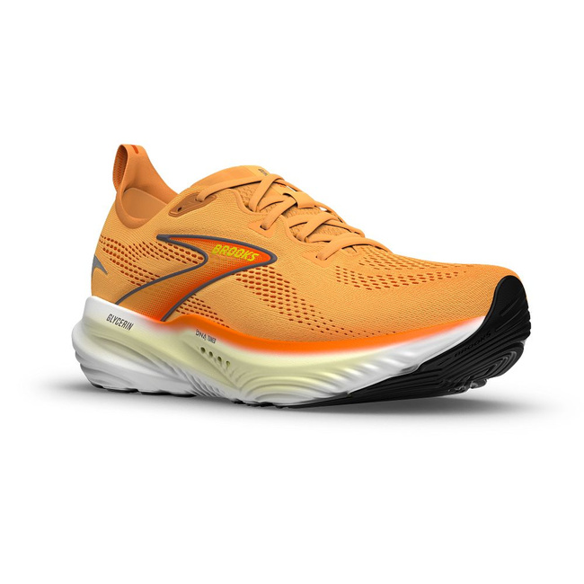 Buty do biegania męskie Glycerin 22 na asfalt pomarańczowe - Brooks-Running