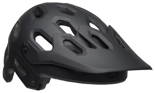 Kask mtb BELL SUPER 3 matte gloss black gray