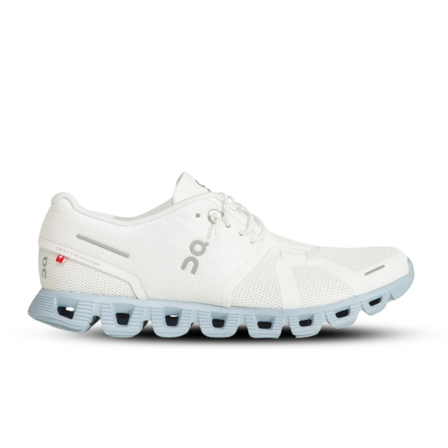 Buty biegowe damskie On Running CLOUD 5 WHITE CHAMBRAY