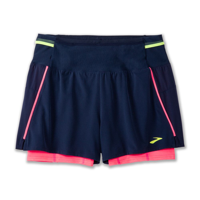 Damskie Spodenki Do Biegania High Point 3" 2 In 1 Short 2.0 - Brooks-Running