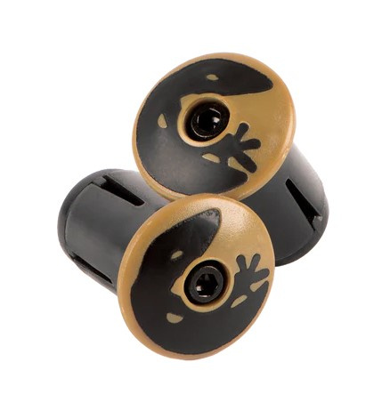 Korki do kierownicy LIZARDSKINS Road Bar End Plugs - Vegas Gold para