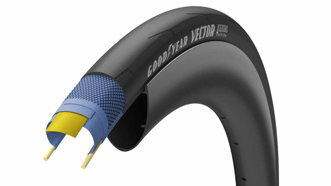 Opona Goodyear - Vector 4Seasons Tube Type 700x28/28-622 K. Blk