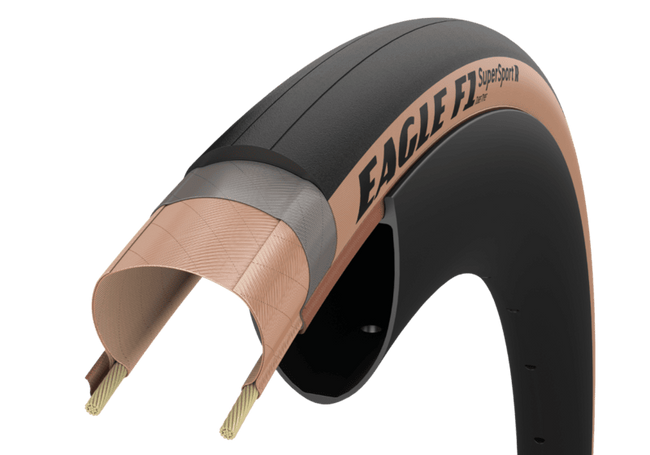 Opona Goodyear - Eagle F1 Supersport R Tube Type 700x28/28-622 k. Blk/Tan.