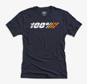 Koszulka męska 100% MOTORRAD tech tee krótki rękaw navy heather roz. L