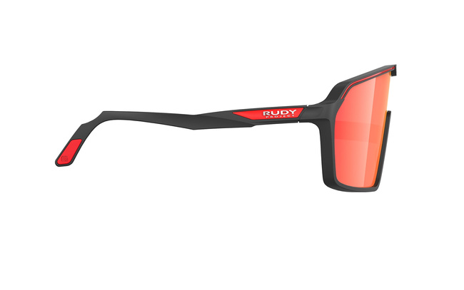 Okulary Rudy Project SPINSHIELD BLACK MATTE - MULTILASER RED