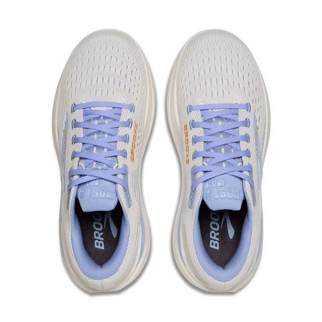 Buty do biegania damskie Ghost max 3 na asfalt jasnoszare - Brooks-running