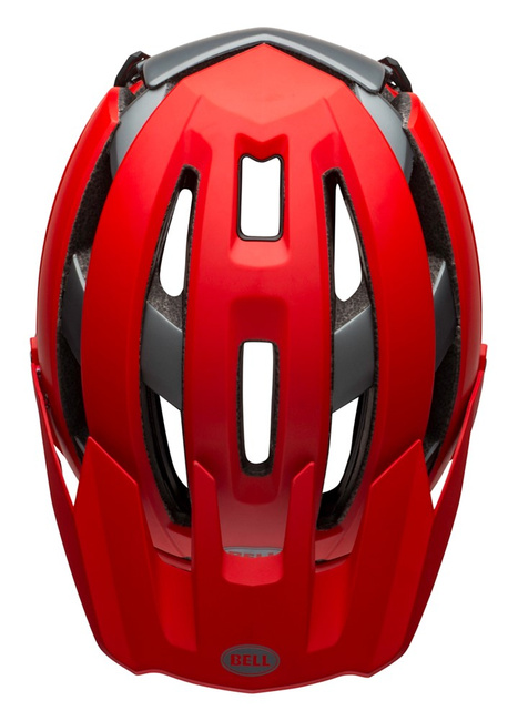 Kask full face BELL SUPER AIR R MIPS SPHERICAL matte gloss red gray