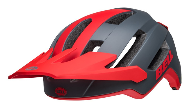 Kask mtb BELL 4FORTY AIR INTEGRATED MIPS matte gray red roz. M (55–59 cm)