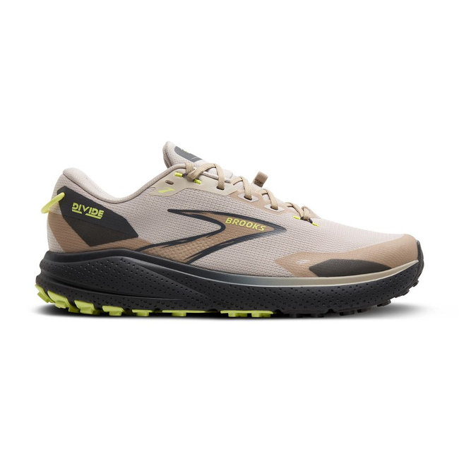 Buty do biegania męskie Divide 6 w terenie beżowe - Brooks-Running