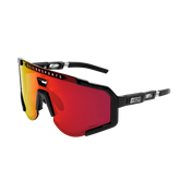 Okulary Scicon Aeroscope Black Gloss - Scnpp Multimirror Red.