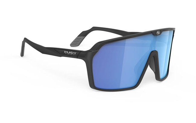 Okulary Rudy Project SPINSHIELD BLACK MATTE - Multilaser Blue