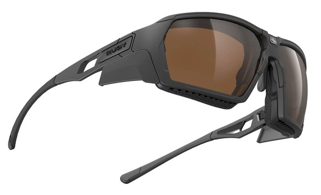 Okulary Rudy Project Agent Q Black Matte - Hi-altitude + Multilaser Gold + Transparent