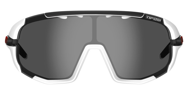 Okulary TIFOSI SLEDGE matte white (3szkła Smoke, AC Red, Clear)