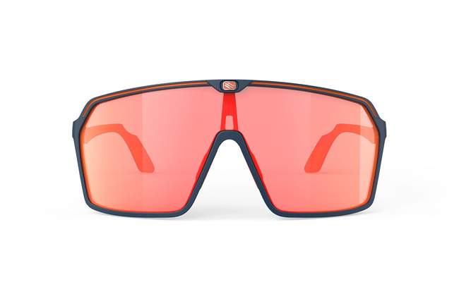 Okulary Rudy Project SPINSHIELD BLUE NAVY MATTE - MULTILASER ORANGE