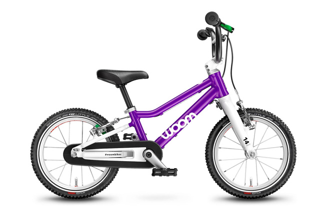 Fioletowy rower dziecięcy Woom 2