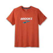 Distance Short Sleeve 2.0 Męska Koszulka Do Biegania - Brooks-Running
