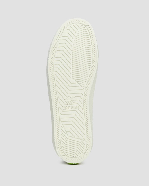 Buty Damskie Cariuma Oca Low White Premium Leather Vintage White Suede Sneaker