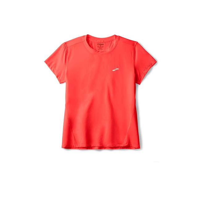Sprint Free Short Sleeve 3.0 Damska Koszulka Do Biegania Różowa - Brooks-Running