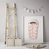 Śpiwór zimowy wodoodporny do wózka 6-24m Footmuff Soft Pink - Red Castle