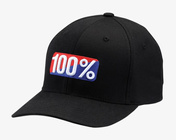 Czapka z daszkiem 100% CLASSIC X-Fit flexfit hat black roz. L/XL