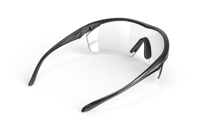 Okulary Rudy Project Intron Guard Z87+/En166 Black Gloss - Transparent