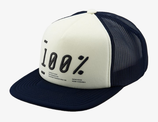 Czapka z daszkiem 100% TRANSFER trucker hat navy