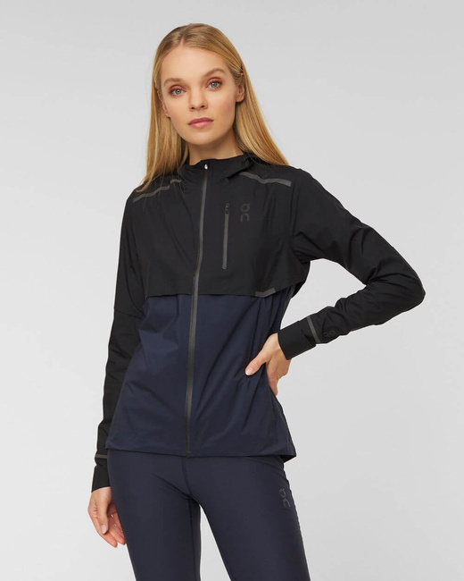 Kurtka Damska On Running Weather-jacket Black/navy