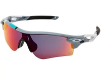 Oakley Radarlock Path - Polished Fog - Red / Black Iridium - okulary przeciwsłoneczne