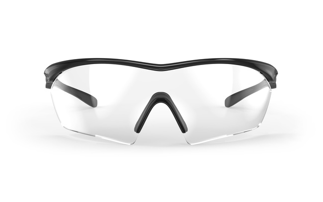 Okulary Rudy Project Intron Guard Z87+/En166 Black Gloss - Transparent