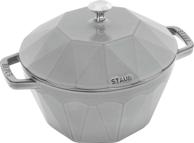 Staub Special Cocotte Garnek Żeliwny Diament 2.8 Ltr, Szary