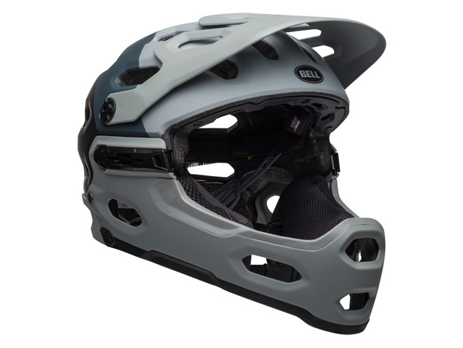 Kask full face BELL SUPER 3R MIPS downdraft matte gray gunmetal