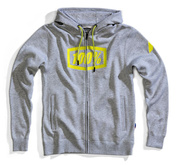 Bluza męska 100% SYNDICATE Hooded Zip Sweatshirt Grey Heather roz. L