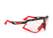 Okulary Rudy Project DEFENDER BLACK MATTE / RED FLUO - IMPACTX™ 2 RED