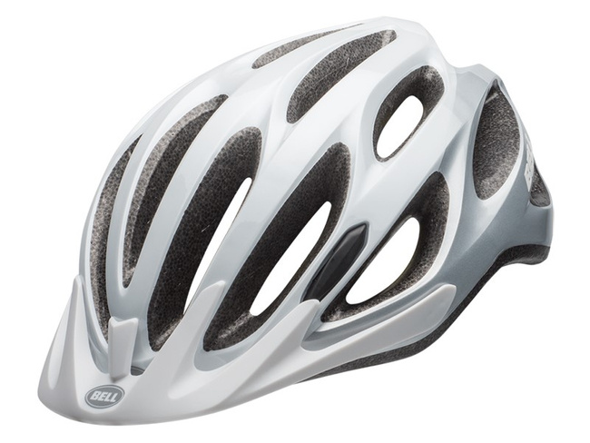 Kask mtb BELL TRAVERSE gloss white silver roz. Uniwersalny (54–61 cm)