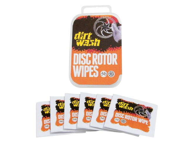 Chusteczki do czyszczenia tarcz WELDTITE Disc Brake Wipes, Zestaw 6szt.